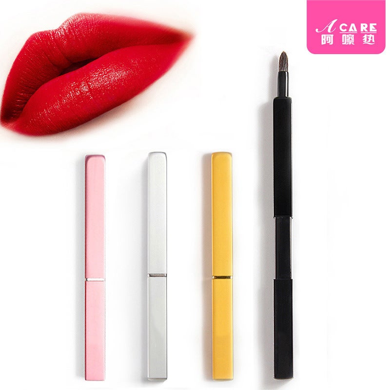 /10Y Retractable Portable Lip Brush Makeup Brush Lipstick Brush Lip Liner Brush Makeup Pen - Image 2